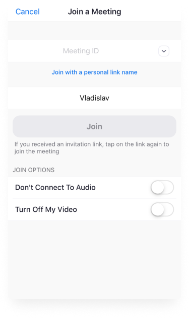 Join a Zoom meeting capture
